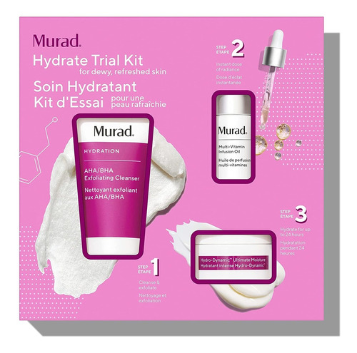 Kit De Prueba De Hidratación Murad - Kit De Productos De Bel