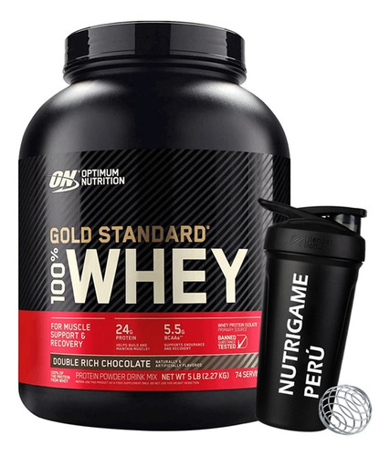 Proteina Gold Standard 100% Whey 5lbs+regalo - Tienda Fisica