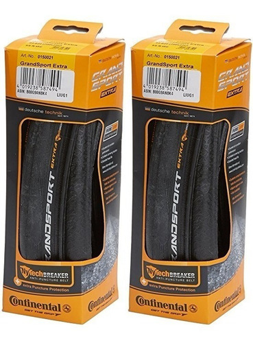 Par Pneu Continental Grand Sport Extra 700x23 Anti Furo Kevl