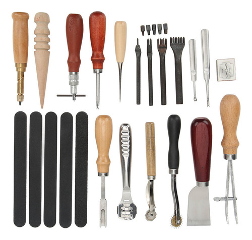 Kit De Herramientas De Artesanía En Cuero For Trabajar, Tal