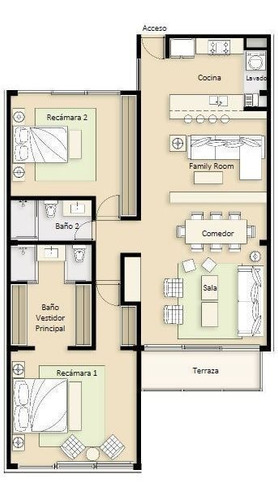 Imagen 7 de 7 de Pre-venta Exclusivo Departamento En Del Valle Centro