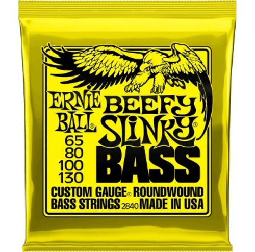 Ernie Ball 2840 Cuerdas Bajo Electrico Beefy Slinky 65-130