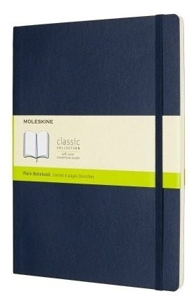 Cuaderno Moleskine Classic Xl Soft - Azul Zafiro Plain