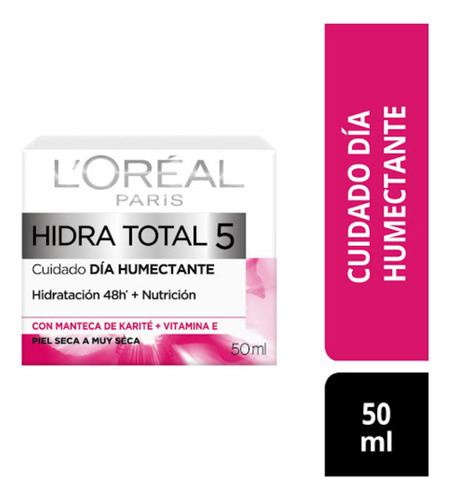 Crema Hidratante L'oréal Paris Hidra Total 5 50ml