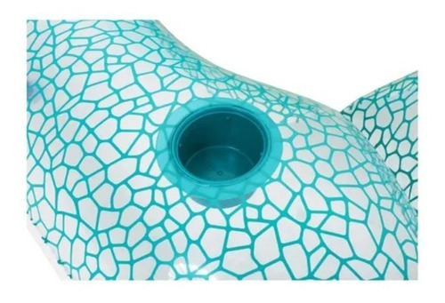 Imagen 4 de 6 de Sillon Inflable Con Apoya Vasos 102 X 94 Cm Bestway Pileta
