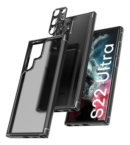 Funda Tocol Para Samsung Galaxy S22 Ultra - Black 