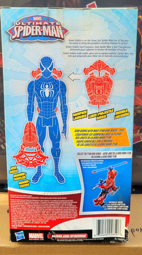 Spiderman Ultimate Titan Hero Anti Goblin 30 Cm Marvel Araña (Usado)