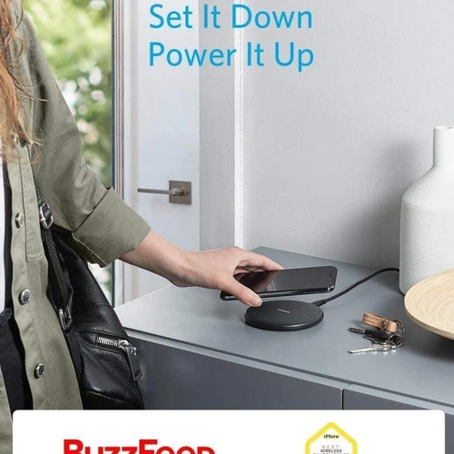 Cargador Inalámbrico Anker Powerwave Pad Hasta 10w