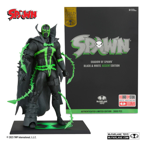 Mcfarlane Toys Shadow Of Spawn Black & White Accent Edition (Usado)