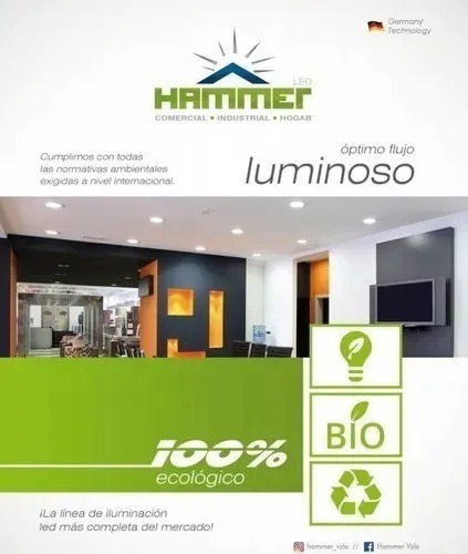 Imagen 4 de 5 de Bombillo Led Reflector Dicroico 5w Gu10 Rgb Dimmable Hammer
