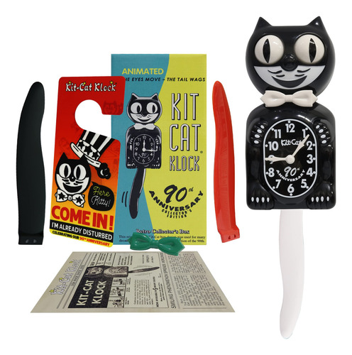 Kit De Reloj De Pared Cat Klock The Original 90th Anniversar
