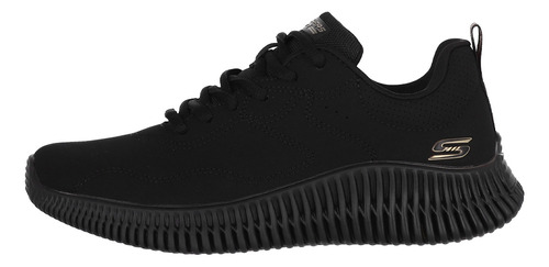 Zapatilla Skechers Bobs Squad Chaos Mujer Negro