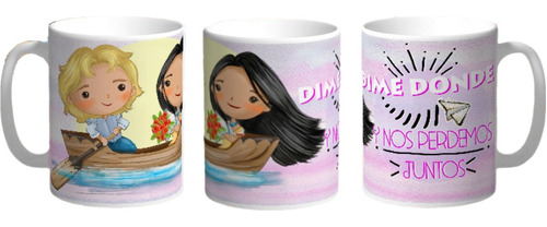 Taza D Ceramica Princesa Pocahontas Amor Regalo San Valentin