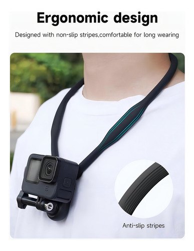 Sujetador De Cuello Para Celulares Y Cámaras De Acción