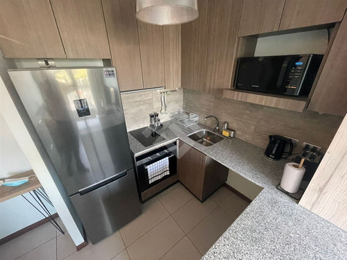 Departamento Amoblado En Venta, Con 1 Dormitorio, Las Condes
