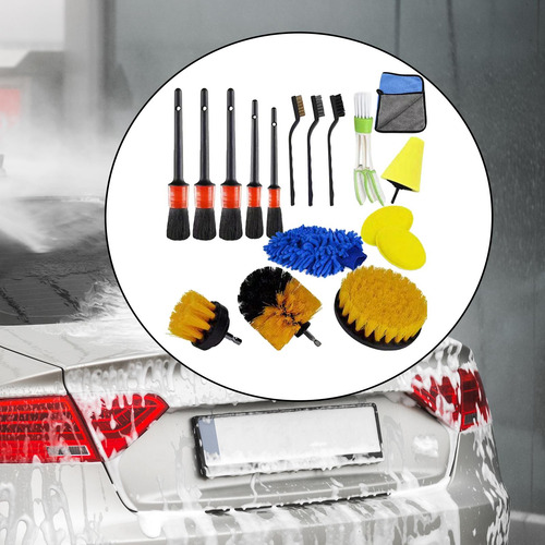 Conjunto De Cuidado Automotriz Para Limpieza 17 Uds.