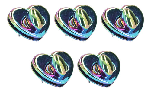 Diseño Colorido Clásico En Forma De Corazón Con Hebilla De C