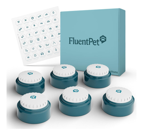 Fluentpet Speak Up Buttons - Juego De Botones Parlantes De P