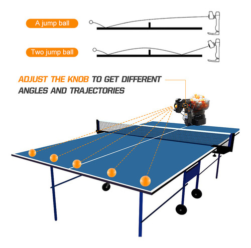 ~ Robot De Tenis De Mesa Para Entrenamiento Con Pelotas
