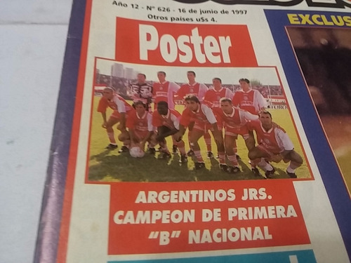 Solofutbol 626 Con Poster Argentinos Juniors Campeon Nac B
