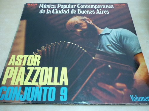 Astor Piazzolla Conjunto 9 Música Popular Contemporanea Vg+