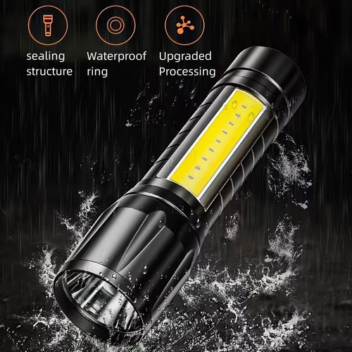 Linterna Led 1000 Linterna Recargable Con Zoom A La Moda