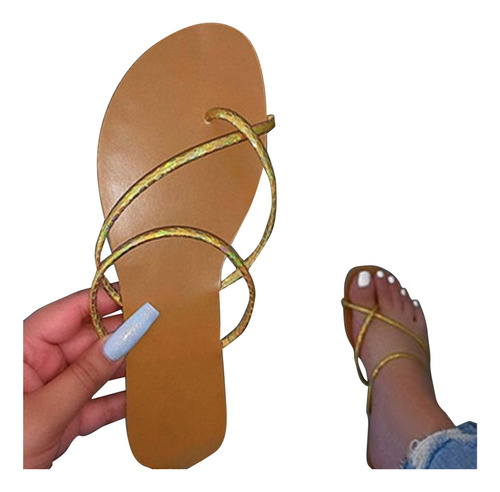 Sandalias De Playa Con Plataforma, Puntera Abierta, Casuales