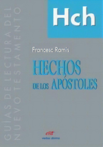 Hechos De Los Apãâ³stoles, De Ramis Darder, Francesc. Editorial Editorial Verbo Divino, Tapa Blanda En Español
