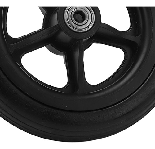 Rueda De Silla De Ruedas Walker Tire De 163 Mm Pu Low Noise