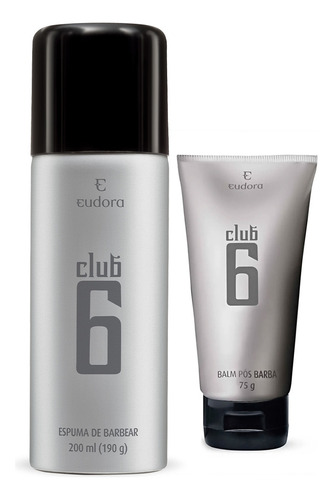 Kit Club 6: Espuma De Barbear 200ml + Balm Pós-barba 75g