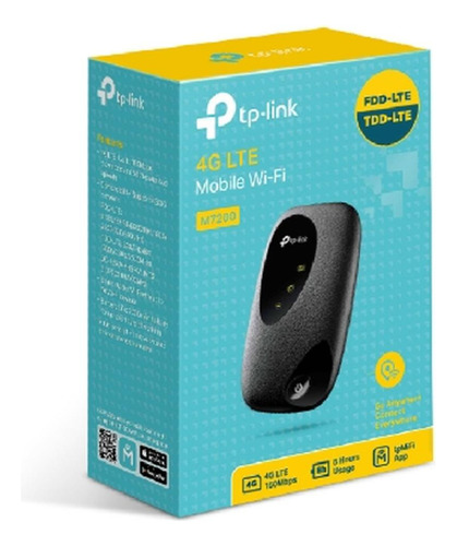 Router Portátil Inalámbrico Tp-link M7200 Wi-fi Móvil 4g Lte