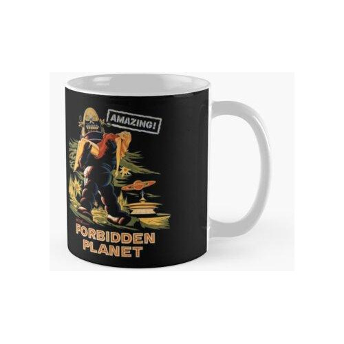 Taza Cartel Del Planeta Prohibido Calidad Premium