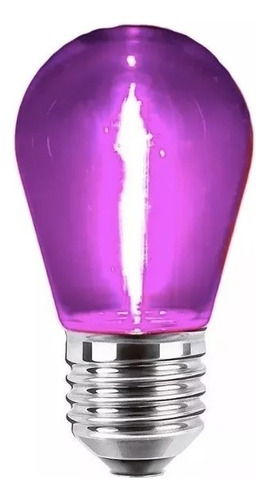 Lampara Mini Edison Vintage Led Color 1w Magenta