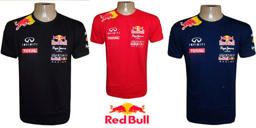 camisa da red bull preta