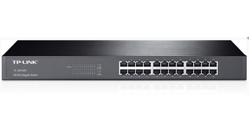 Switch Rack 24 Portas 10/100/1000mbps Tp-link Tl-sg1024 1113