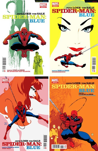 Marvel Comics Spider-man Blue 1 2 3 4 Amazing Spiderman | MercadoLibre