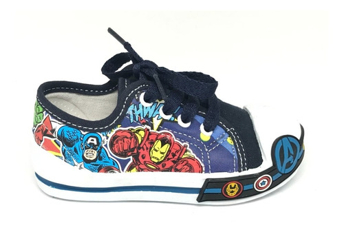 Tenis Avengers Vengadores Capitan America Iron Man Hulk Thor