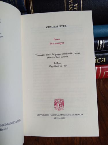 Prosa: Seis Ensayos