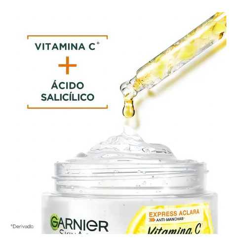 Gel Hidratante Garnier Express Aclara Con Vitamina C 50 Ml Momento de aplicación Día/Noche Tipo de piel Todo tipo de piel