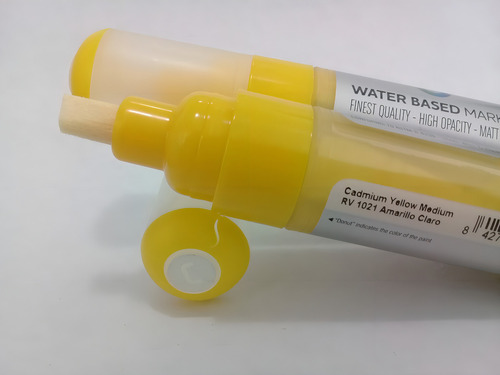 Marcador Rotulador Montana Base Agua Punta C 4-8mm Color Amarillo claro