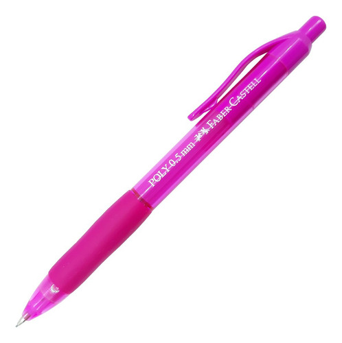 Lapiseira Poly 0.5mm Rosa - Faber-castell