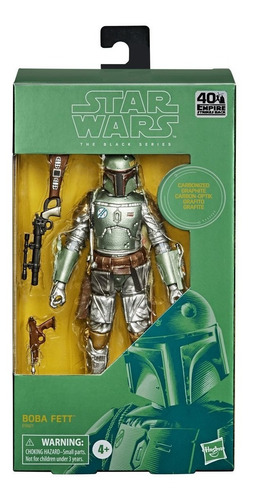 Star Wars The Black Series, Boba Fett Carbonized (Usado)