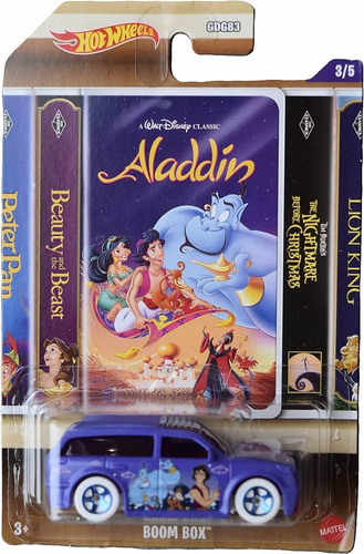 Mattel Hot Wheels Disney Color Aladdin Boom Box
