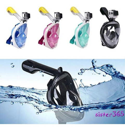 Mascara De Buceo, Snorkel, Snorkeling, 180 Grados De Vision