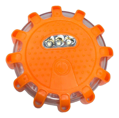 3 Led Para Carretera, Luz De Advertencia Naranja