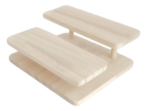 Soporte De Exhibición De Gafas De Madera Soporte De 2 Capas