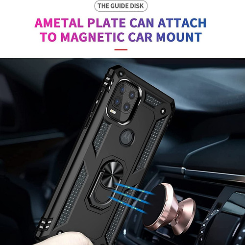 Estuche Antichoque Armor Ring Para Motorola Moto G Stylus 5g