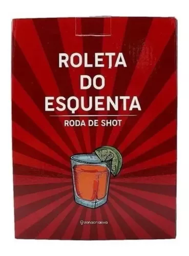 Drinks Jogos Roleta Esquenta Role 4 Copos Shots Amigos Festa