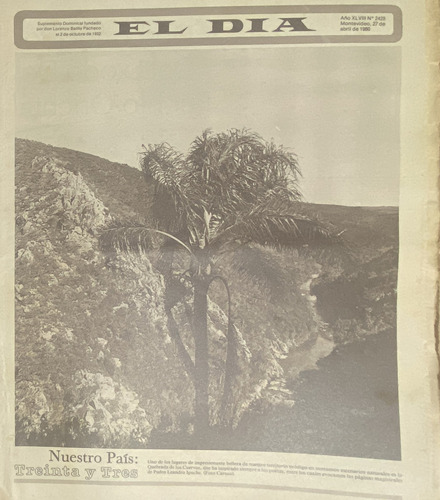 Vintage El Día N° 2428, Revista  Apolo  Del 1900  1980