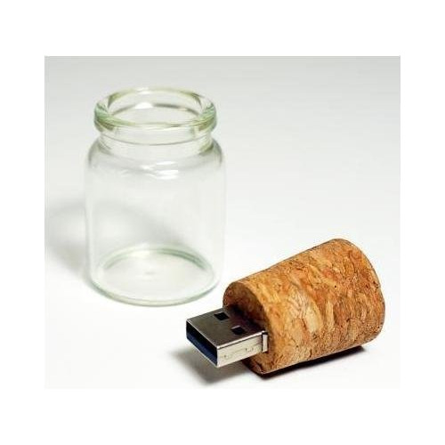 Mensaje Una Botella Tapon Corcho 4 gb Usb 2.0 de Alta Speeed